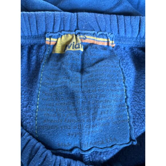 AVIATOR NATION Classic Stripe Sweatpants Navy Blue Stripes S - Picture 5 of 6